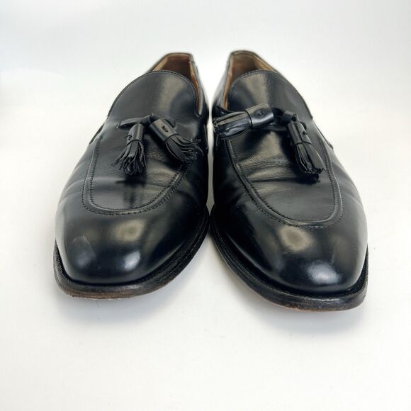 Johnston & Murphy Aristocraft Tassel Dress Loafers Mens 10.5 Black Made In USA main image 4